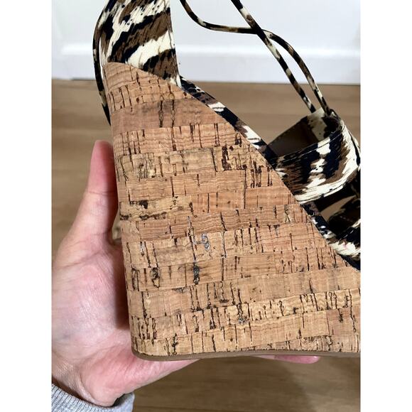 Bamboo Animal Print Heels Size 8 - Picture 6 of 11
